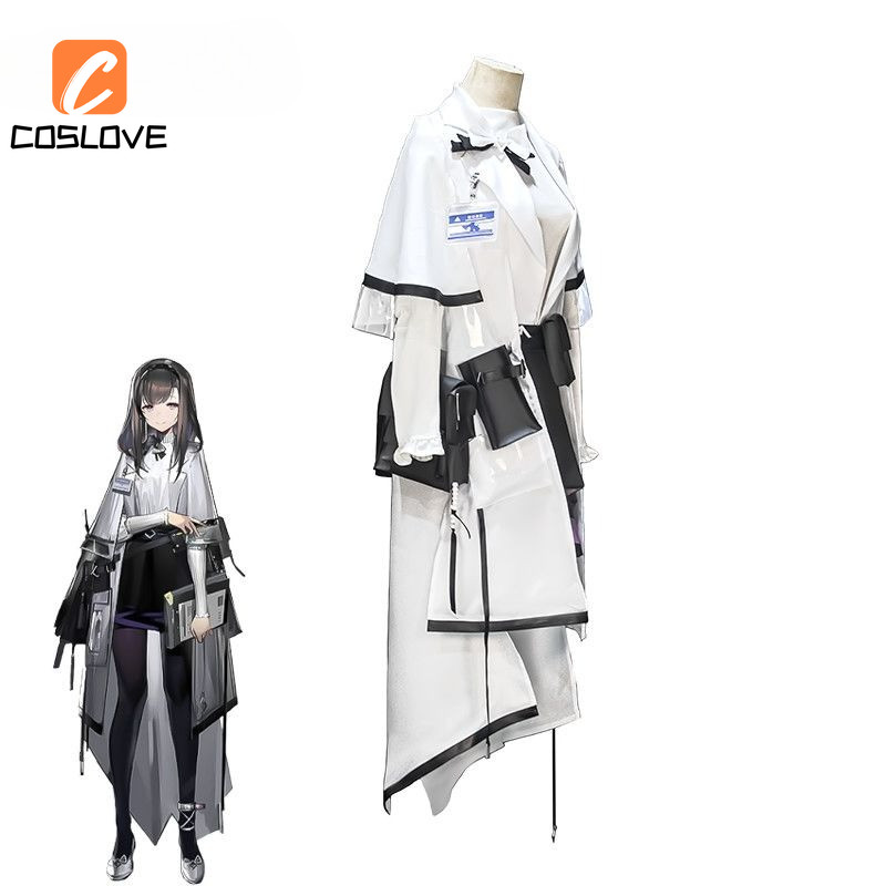Anime Arknights - Quần Áo Cosplay Trọn Bộ Nhân Vật Bác Sĩ/Linh Mục, Đầm Tay Dài Cho Nữ