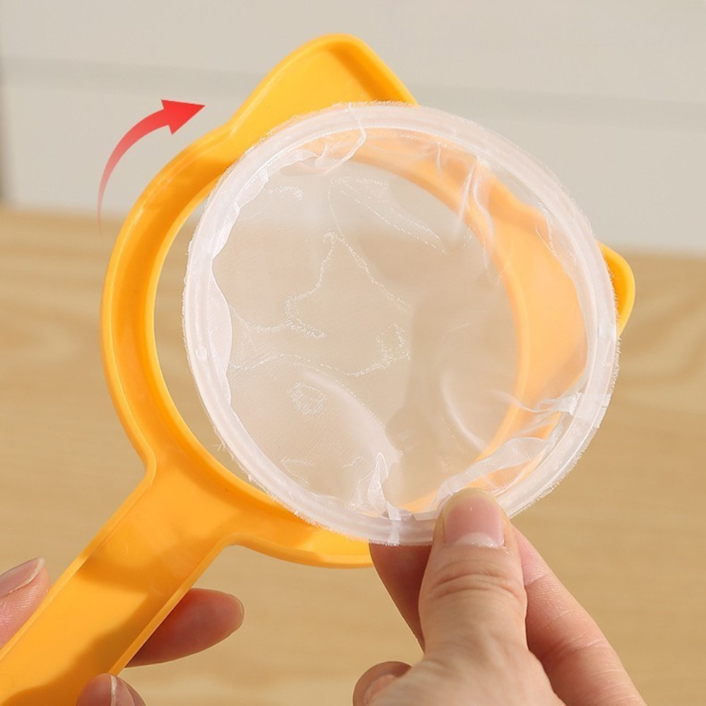 Phễu Lọc 2 Tầng 2 Trong 1 Có Tay Cầm - Bộ Lọc Hai Lớp Đa Năng Lọc Nước, Lọc Bã, Làm Đồ Ăn Dặm Cho Bé Tiện Lợi