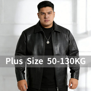 Oversize Áo Khoác Nam Da PU Ấm Áp, Phù Hợp Cả Công Sở và Ngoài Trời