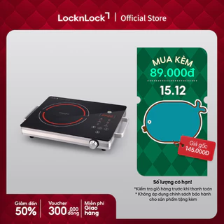 Bếp hồng ngoại LocknLock, 220-240V, 50/60Hz, 2000W - Màu đen EJI341