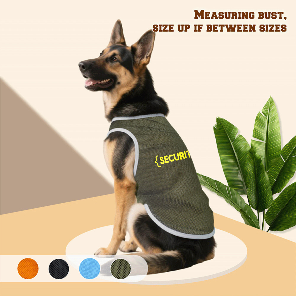 Áo vest lưới chó lớn 3XL-6XL, gấu ôm mặt, in hình capybara dễ thương, phong cách chui đầu, có sẵn 4 màu, thoải mái và thoáng khí, có thể giặt được bằng máy, thích hợp cho tất cả chó lớn