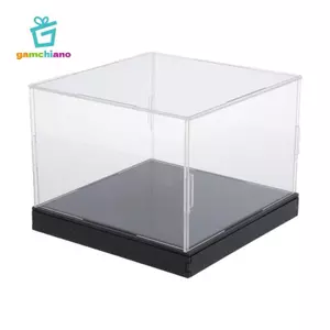 Hộp trưng bày Acrylic trong suốt Hộp đựng chống bụi đa năng cho đồ lưu niệm mỹ phẩm Bộ sưu tập mô hình