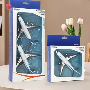 MJnmc 1 / 2 Chiếc Quán Tính Máy Bay Máy Bay Đồ Chơi Trẻ Em Mô Phỏng Hợp Kim Kéo Ba Máy Bay Đồ Chơi Mô Hình Bé Trai Quà Tặng Máy Tính Để Bàn Trang Trí Mới