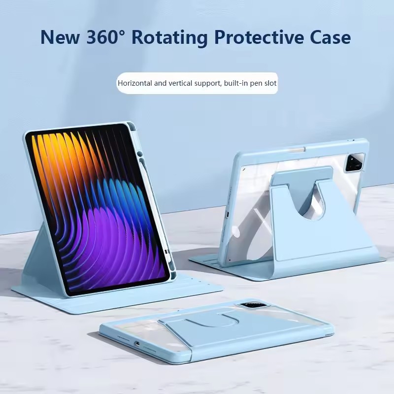 Dành Cho Xiaomi Redmi Pad 2 9.7 "SE 11 Inch Đứng Máy Tính Bảng Thông Minh Dành Cho Redmi Pad 2 SE 11" Có Bút Chì Giá Đỡ Khe Cắm Bút 360° Xoay