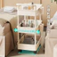 Salon Làm Đẹp Xe Đẩy Y Tế Cao Cấp Chuyên Dụng Xe Đẩy Kệ Nhựa Dụng Cụ Chăm Sóc Giá Để Đồ Dụng Cụ Xe Đẩy TEWI