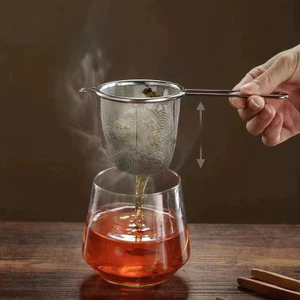 Mới Thép Không Gỉ Trà Infuser Một Tai Treo Trà Lọc Lọc Cà Phê Trà Phụ Kiện