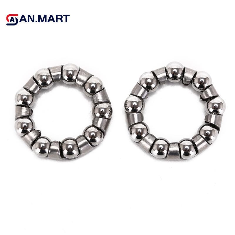AN.MART 2 chiếc trục bánh sau xe đạp 1 / 4 inch x 9 bóng mang lồng xe đạp trục xe đạp VN