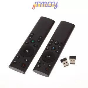 TMOY 2.4G Điều khiển từ xa bằng giọng nói không dây Bộ điều khiển con quay hồi chuyển có đầu thu USB Q5 Điều khiển từ xa cho máy chiếu TV thông minh Hộp Android TMOY
