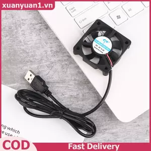 XUAN 1Pc DC5010 Quạt Im Lặng 5V Cáp USB Dầu Tạo Độ Ẩm Đầu Nối PC Quạt Làm Mát Tản Nhiệt Xả CPU Quạt Làm Mát Phụ Kiện Thay Thế VN