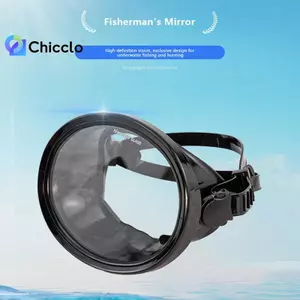 Mặt nạ lặn ống thở hình bầu dục Mặt nạ câu cá Tầm nhìn rộng Kính lặn Kính cường lực Kính lặn ống kính cho người lớn Đẹp