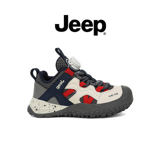 JEEP Phong Cách Mới Trẻ Em Đi Bộ Đường Dài Mùa Hè Lưới Thoáng Khí Bề Mặt Chống Trơn Trượt Bé Trai Đế Mềm Giày Ngoài Trời