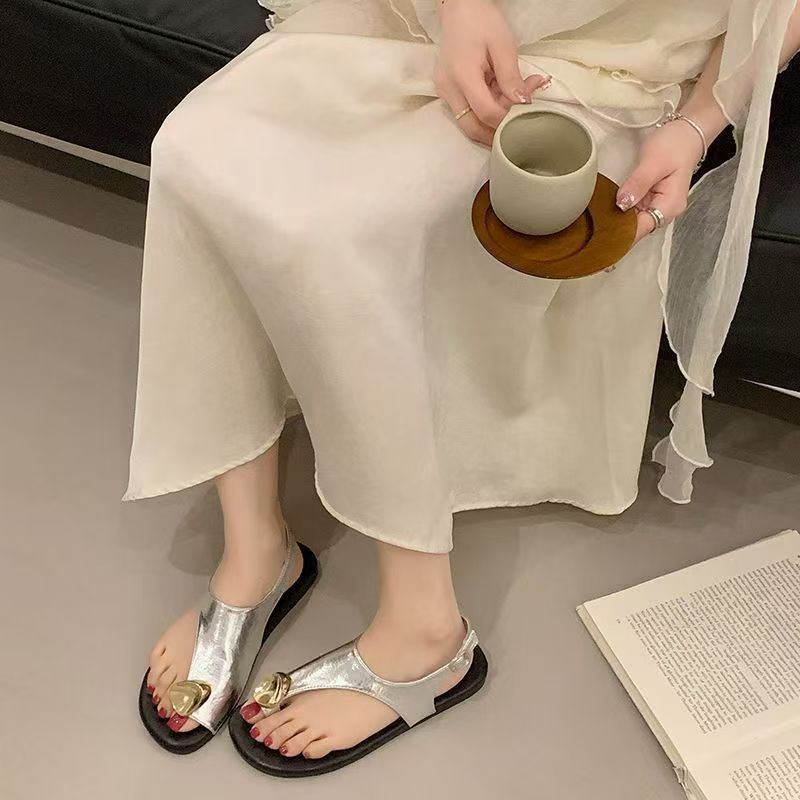 Atikota Dép Nữ Có Thể Điều Chỉnh Chống Trơn Trượt Đế Mềm Nhẹ Đa Năng Thường Ngày Cho Mùa Hè Mặc Hàng Ngày