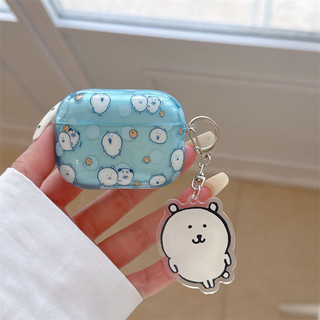 Gấu tự nhại cho Airpods4 AirPods 1 / 2 3 Pro Pro Pro2 pro3 Bộ tai nghe Bluetooth không dây Vỏ bảo vệ tai nghe AirPods Pro i3 i4 pro3