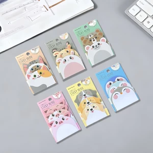 Hoạt Hình Dính Ghi Chú Động Vật Tự Dính Tin Nhắn Dễ Thương Giấy Dán Ghi Chú Có Thể Xé Giấy Dán Ghi Chú Dán Giấy N Lần Dán