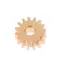 JCSYFAC 1: 87 Modulus 0.2 15T Micro Brass Turbine Worm Tĩnh Thay Đổi Lỗ Bánh Răng Đường Kính 0.8mm / 1mm Giảm Bánh Răng Trục Kết Nối Mới