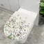 JCSYFAC 3D Ghế Vệ Sinh Tường Stier Nghệ Thuật Giấy Dán Tường Phòng Tắm Đề Can Tự Dính Có Thể Tháo Rời Nắp Bồn Cầu Stier Trang Trí Nhà Phụ Kiện Mới