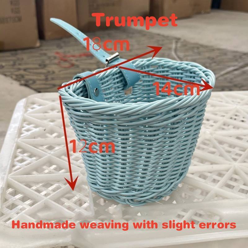 [KvJJL-t] Giỏ mây tay lái xe đạp Lưu trữ dệt chống thấm nước gắn phía trước có thể tháo rời để mua sắm dã ngoại và đi xe đạp hàng ngày mới