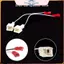 ĐIỆN 1 Cặp Tweeter trên ô tô Dash Loa phía trước Dây nịt Bộ chuyển đổi Cáp kết nối cáp cho loa Nissan Renault Series.