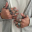 Bộ nhẫn bạc cổ điển 15 mảnh dành cho nam - Skull Snake Cross Dragon Gothic Punk Hip-Hop Retro Jewelry - Anti-Tarnish Comfort Fit