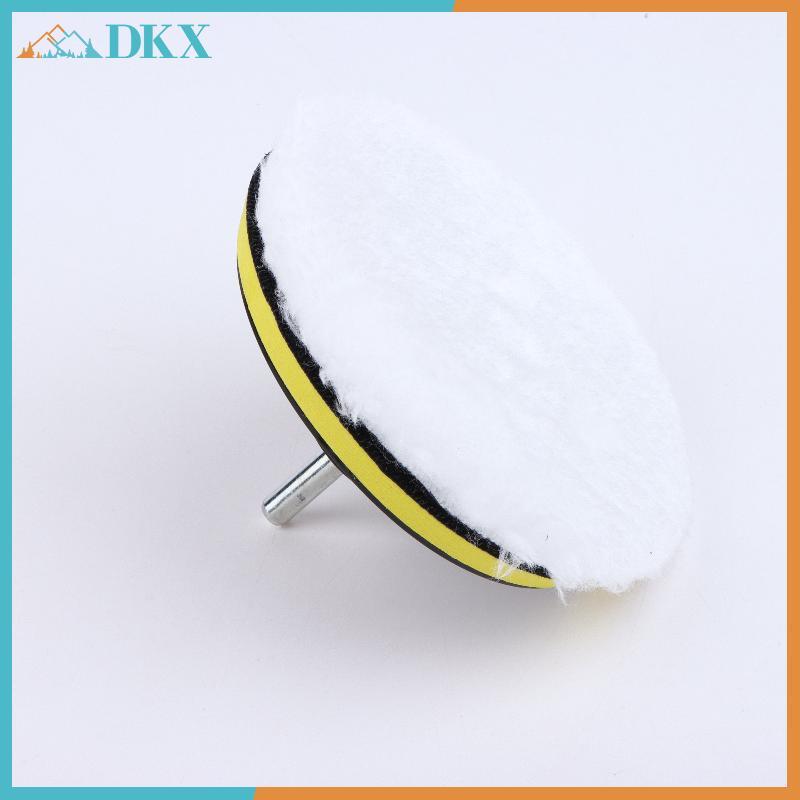 Bộ đánh bóng ô tô DKX 5 7 miếng đệm đánh bóng mềm 3 4 5 6 7 inch Cây lau nhà bánh xe len để tự động sáp và tỏa sáng.