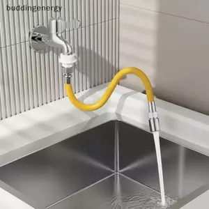 {BUDDI} 1 Cái Ống nối dài vòi bằng thép không gỉ 1 chế độ Ống mở rộng vòi nước có thể điều chỉnh để sử dụng bồn rửa nhà bếp {buddingenergy}