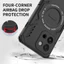 Vỏ Cho Oppo A6 4G 5G CPH2817 CPH2831 Vỏ Điện Thoại Tản Nhiệt Vòng Sắt Tương Thích Từ Tính Túi Khí Bốn Góc Chống Rơi Vỏ Chống Sốc Vỏ Bảo Vệ Lưng Cứng