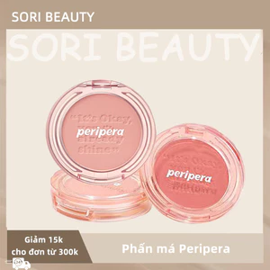 Peripera Cheek Blusher – Phấn Má Tươi Sáng, Mềm Mịn & Dễ Tán