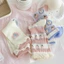 Tất lưới hoa & Cotton Kawaii, tất Pastel dễ thương cho bé gái