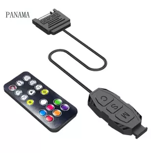 Bộ điều khiển quạt NAMA ARGB 5V 3PIN Đầu vào Vỏ máy tính Bộ chuyển đổi quạt Mở rộng từ xa