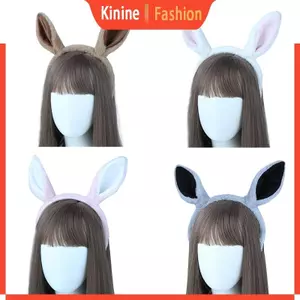 KIN Tai Ngựa Băng Đô Động Vật Tóc Vòng Sang Trọng Tai Ngựa Thực Tế Gothic Headband