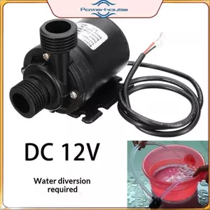 POWER 1 Cái 800L / H 5 Mét DC 12V / 24V Máy bơm nước chìm động cơ không chổi than di động tại nhà Máy bơm nước Mini cho hệ thống làm mát bể cá Đài phun nước.