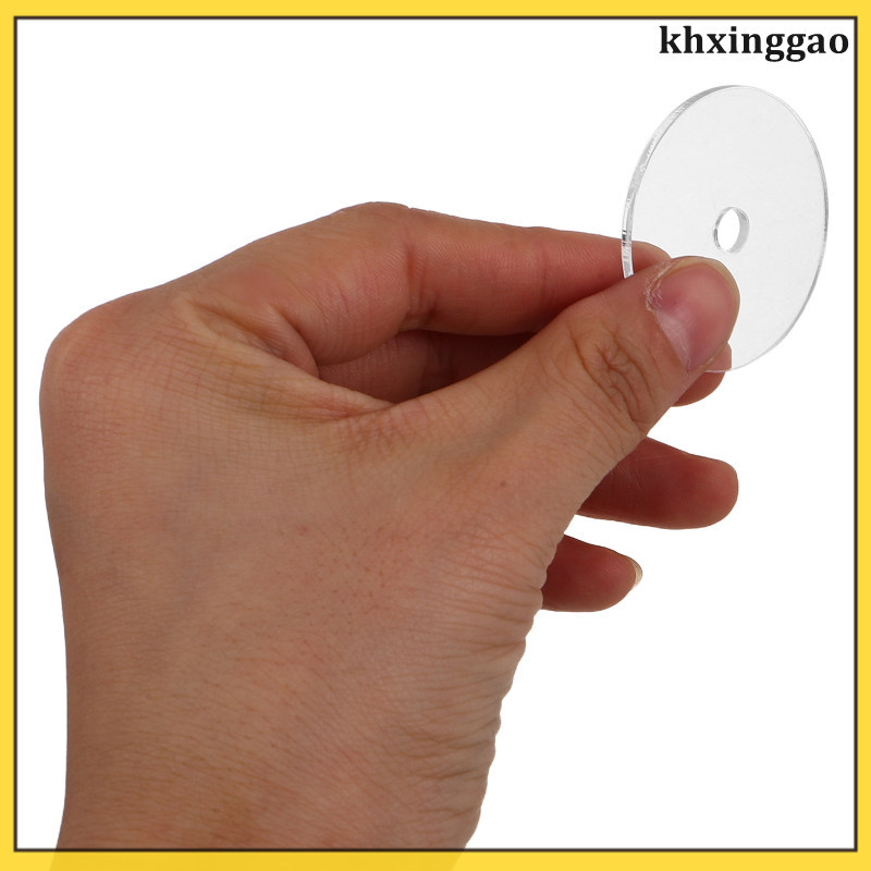 Album Mini 10 Chiếc Móc Khóa CD Trong Suốt Mặt Dây Chuyền Túi Trang Trí Tiệc Đĩa khxinggao