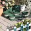Chậu hoa PWSEND, Chậu Gallon điều khiển rễ PP bằng nhựa, Chậu trồng cây xanh dày cỡ nòng lớn chắc chắn