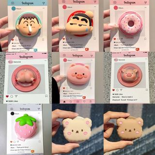 Ba Chiều Silicone Shin-Chan Pig Bear Thích Hợp Từ Giá Đỡ Hấp Phụ Mạnh Có Thể Thu Vào Bàn
