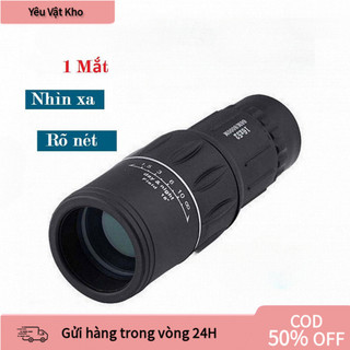 【COD】Ống kính quan sát di động phóng đại cao 16x52, hình ảnh sáng rõ thiết kế một mắt tiện lợi để ngắm cảnh, xem chim.