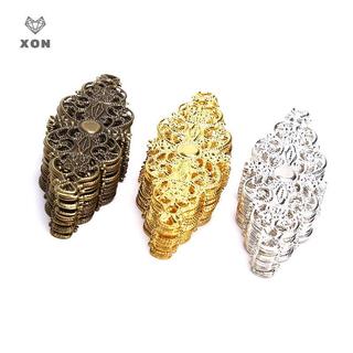 Đầu nối trang sức handmade DIY bằng gỗ hình hoa, bộ 20 cái