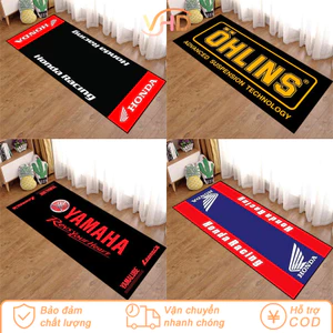 Thảm Chống Trượt Cho Xe Máy 50x160cm - Dùng Trang Trí Nhà, Phòng Khách, Ga Ra & Phòng Triển Lãm