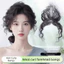 MONOSTYLE Kẹp Trong Nổ, Len Mỏng Kết Cấu Xoăn Tóc Con Người Nổ, Ren Vô Hình Đế Handmade Thụy Sĩ Ren Hairline Tóc Hói