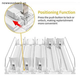 [Mới] Hộp đựng đồ uống đóng hộp Giá đẩy đồ uống Hộp đựng đồ uống cho Soda Có thể tự trộn Nhà bếp Kệ đựng tủ lạnh.