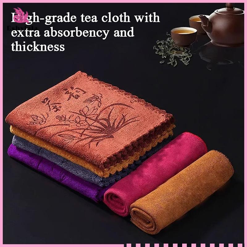 Khăn trà thấm dày 30x30cm, khăn trải bàn & đế lót ly [MỚI]