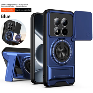 Ốp Lưng Cho Redmi Note 15 Pro / Xiaomi Note 15 Pro Plus Funda Ốp Điện Thoại Ống Kính Bảo Vệ Camera Kim Loại Nhẫn Giá Đỡ Giáp Chống Sốc