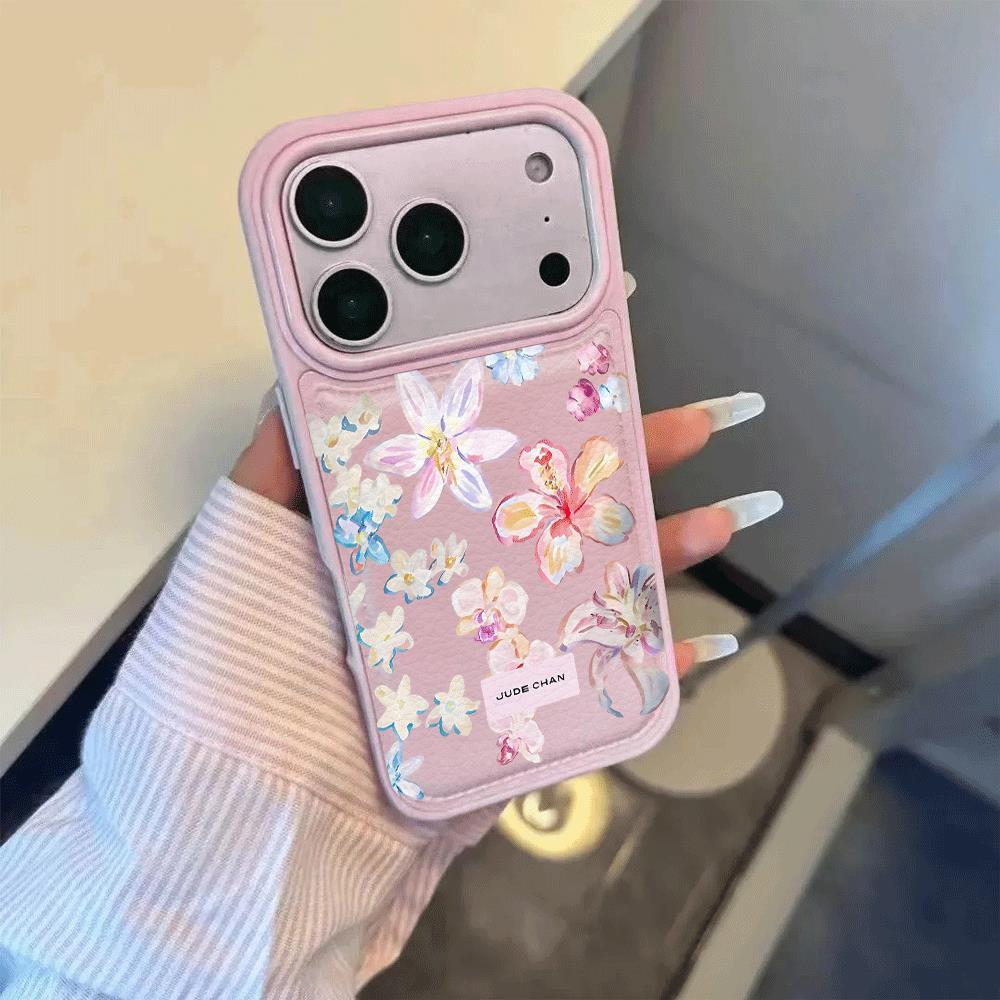 Ốp lưng iPhone họa tiết hoa xinh cho iPhone 17/16 Pro Max/15/14/13/12