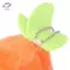 HFTOY Mini Thỏ Dễ Thương Trong Cà Rốt Sang Trọng Đồ Chơi Móc Khóa Anime Nâu Lop Tai Thỏ Mặt Dây Chuyền Búp Bê Nhồi Bông Quà Tặng ~