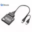 Cáp SATA cho máy tính xách tay SSD 2,5 Inch Máy tính để bàn HDD Bộ chuyển đổi ổ cứng gắn ngoài USB 2.0 có cổng cấp nguồn cho hệ điều hành, cho Windwos Nice
