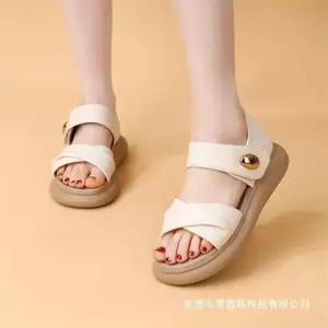 Túi Giày Sandal Gót Nữ 2026 Thường Ngày Phù Hợp Với Ngoài Mặc Phẳng Nhỏ Phong Cách Hương Thơm Với Váy Dép Hai Cánh