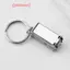 Kẹp móng tay gấp Mini bằng thép không gỉ có tay cầm vòng chìa khóa Kẹp móng tay quay Phụ kiện và dụng cụ kéo nhỏ