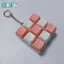 GHX Bàn Phím Fidget Móc Khóa Để Giảm Căng Thẳng Với Nút Tùy Chỉnh Phím Di Động DIY Ngón Tay Đồ Chơi Lý Tưởng Cho Lớp Học Và Văn Phòng Sử Dụng VN