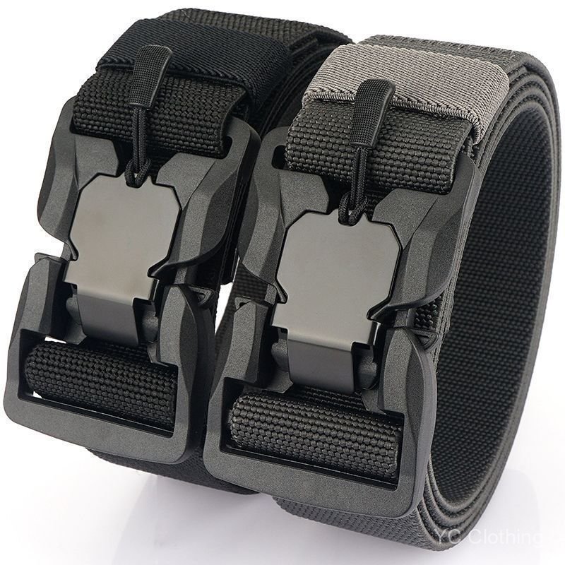 Thắt lưng thể thao ngoài trời bện, thắt lưng từ tính bằng nhựa nylon đa chức năng NRLX