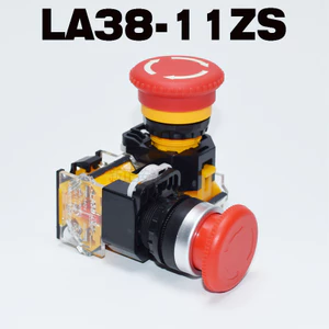 Công tắc nút nhấn dừng khẩn cấp tự khóa LA188LA38-11ZS LA38.Công tắc khẩn cấp dừng khởi động LA39