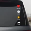 Nhãn dán xe hơi sáng tạo ngộ nghĩnh Giống như bình luận Chia sẻ Thu thập thiết kế Decal cửa sổ phía sau Chống nước Chống nắng Cá nhân Nhãn dán trang trí tự động cho phụ kiện bên ngoài nội thất xe